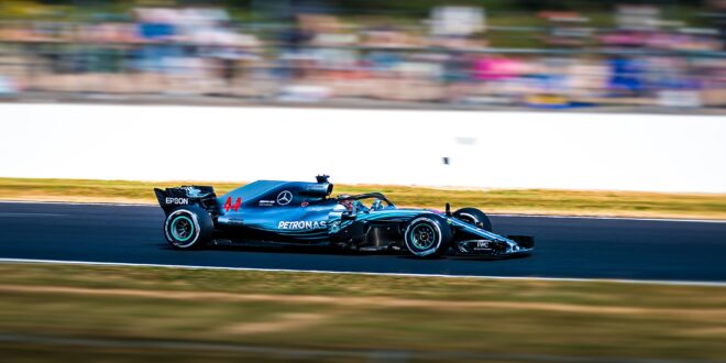 F1-Reifen. Ein Einsitzer.